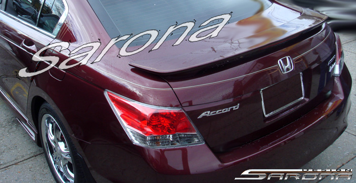 Custom Honda Accord Trunk Wing  Sedan (2008 - 2012) - $169.00 (Manufacturer Sarona, Part #HD-081-TW)